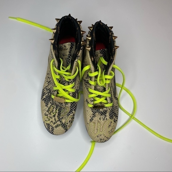 Melody Ehsani X Reebok Love Snakeskin Spike Sneakers 7.5 - Picture 3 of 4